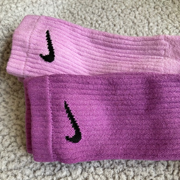 PURPLE TWO PACK NIKE SOCKS - Picture 3 of 6